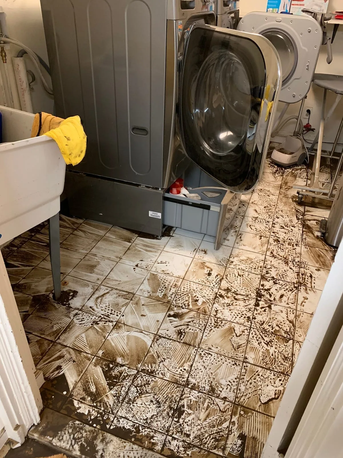 Large-scale disaster cleanup after major weather event in Fairfield County